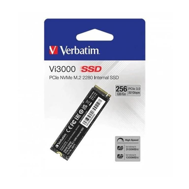 Verbatim Vi3000 M.2 2280 PCIe Gen 3x4 NVMe Internal SSD