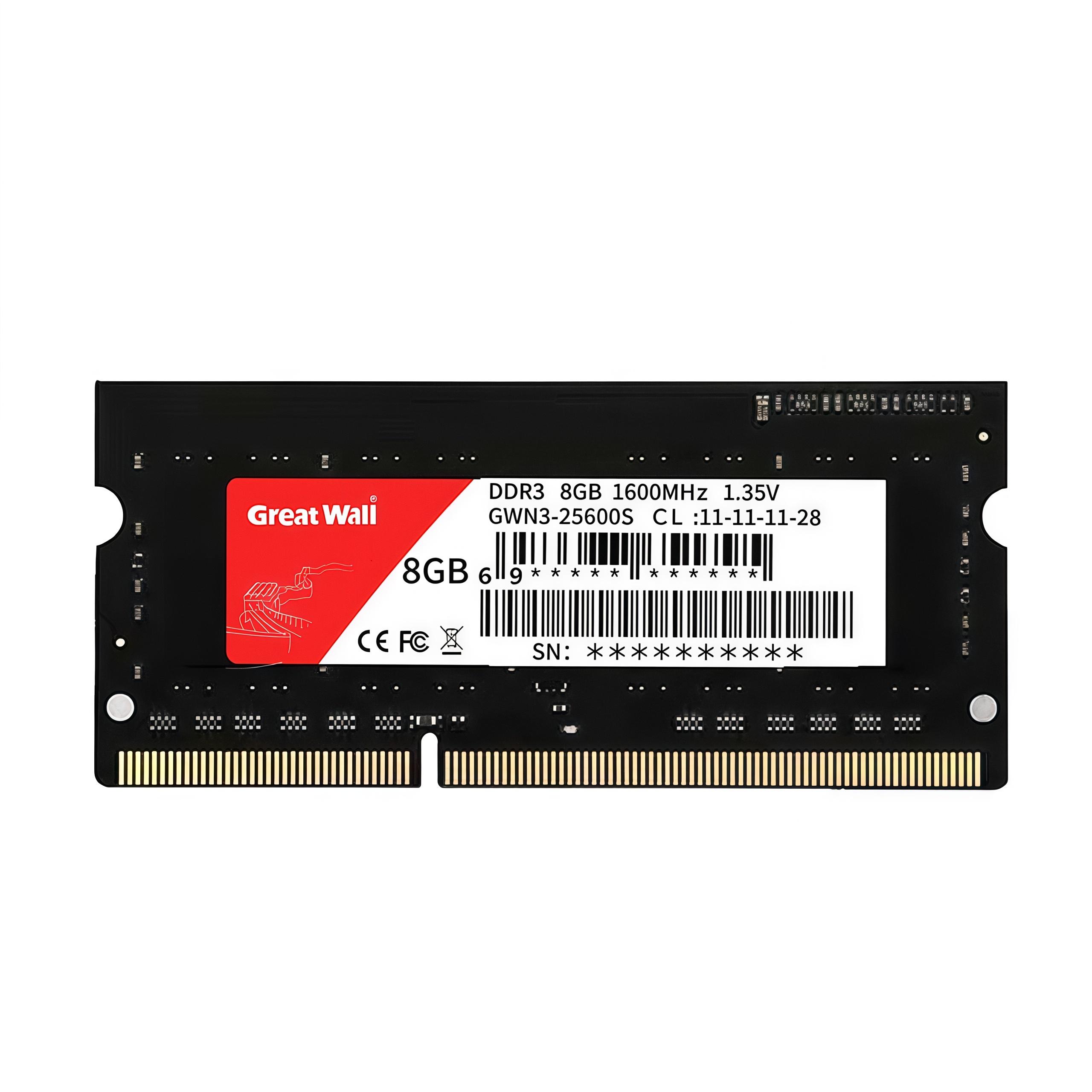 Great Wall Memory Ram DDR4 8GB 3200 MHz RAM for Laptop Notebook Memory RAM DDR4 1.2V Laptop RAM