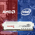 Great Wall Memory Ram DDR4 16GB 3200MHz RAM for Desktop Memory RAM DDR4 1.2V Computer RAM with Heatsink