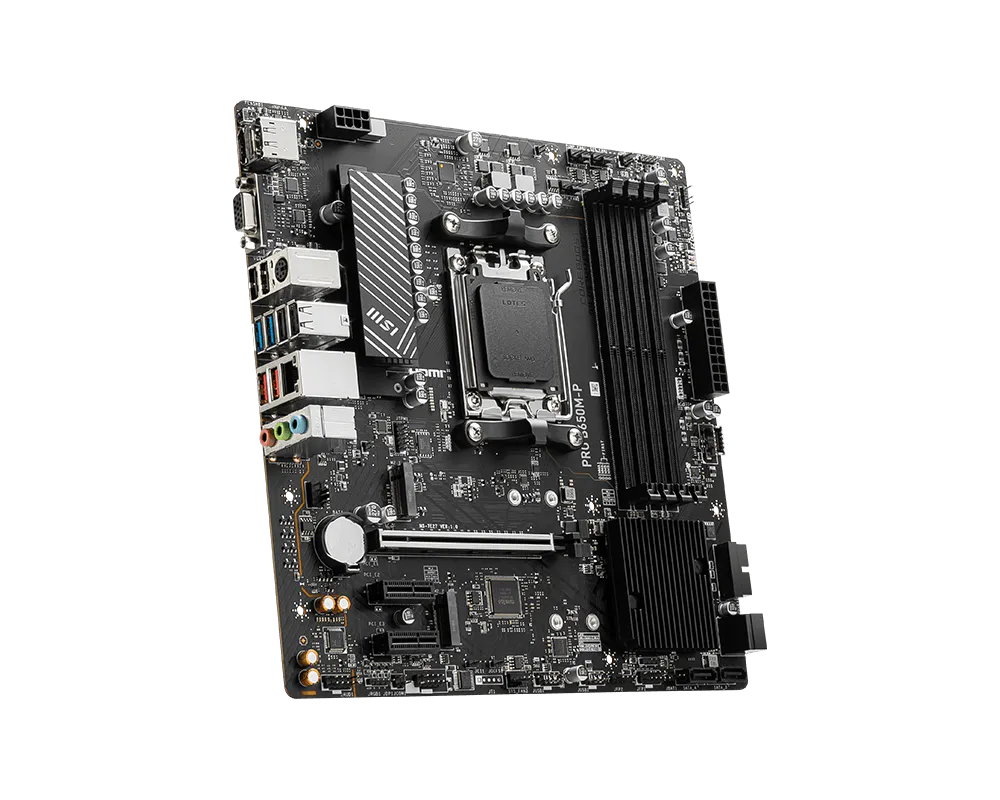 MSI Pro B650M-P AMD Socket AM5 micro ATX Motherboard PROB650M-P