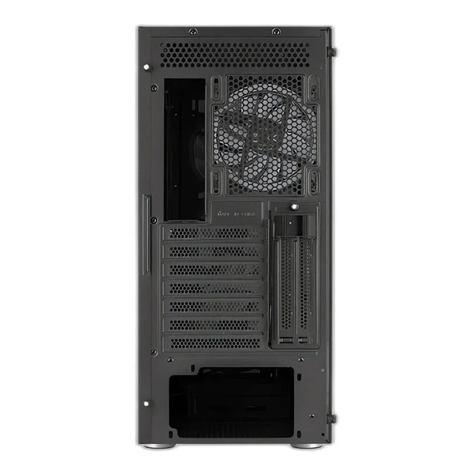 Aerocool Prism ARGB Mid-Tower PC Case with Tempered Glass, Black