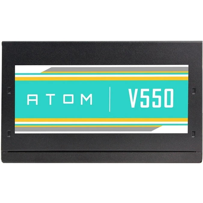 Antec ATOM V550 ATX Power Supply | 550W | 120mm Silent Fan | Non-Modular