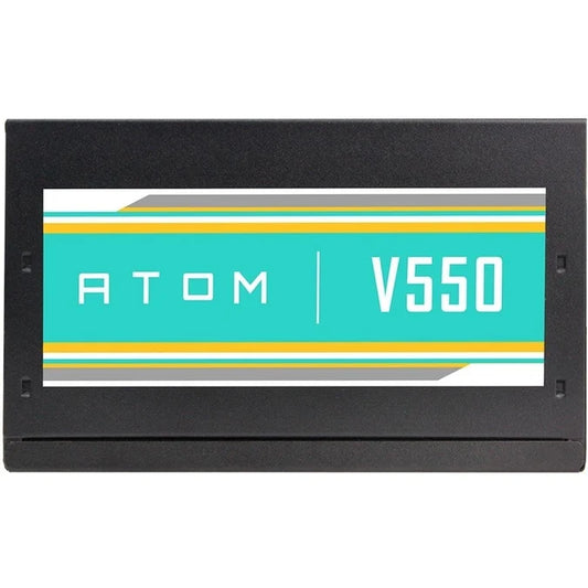 Antec ATOM V550 ATX Power Supply | 550W | 120mm Silent Fan | Non-Modular