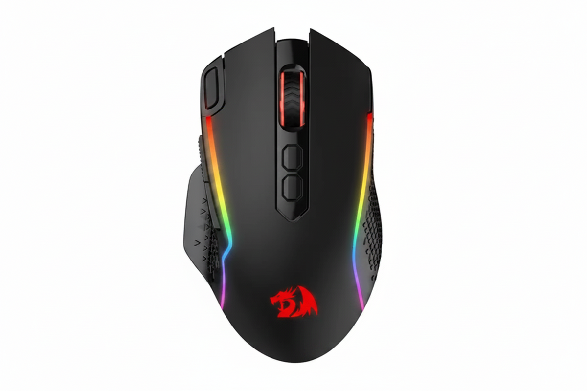 Redragon M810 Taipan Pro Wireless RGB Gaming Mouse — 10,000 DPI | 8 Macro Buttons | 45-Hour Battery