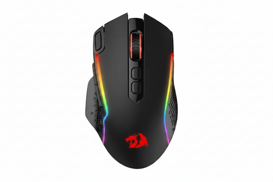 Redragon M810 Taipan Pro Wireless RGB Gaming Mouse — 10,000 DPI | 8 Macro Buttons | 45-Hour Battery