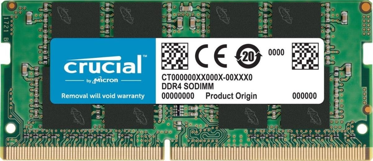 Crucial 8GB DDR4 3200MHz SODIMM Laptop RAM (CT8G4SFRA32A)